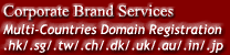 Corporate Brand Services by WDHK - Multi-Countries Domain Registration Services